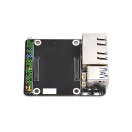 Dual Gigabit Ethernet Base Board for Compute Module 5 Lite/eMMC Series Modules, Supports Dual RJ45 Network Port Supply and Type-C 5V 5A DC Power Supply, with USB3.2 Gen1 Port, etc.