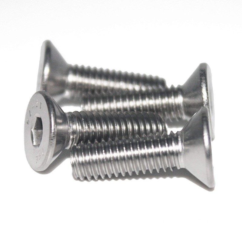 Countersunk Screws M6 x 25 mm Stainless Steel DIN 7991