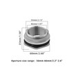 1.5" Bulkhead Water Tank Connector SUS304 Stainless Steel Thru-bulk Fitting,SAFYY