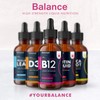 Balance Vitamin B12 Liquid Drops - High Strength 3000mcg -