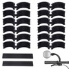 BOXOB Pack of 12 Rubber Seal for Bicycle Handlebars, with