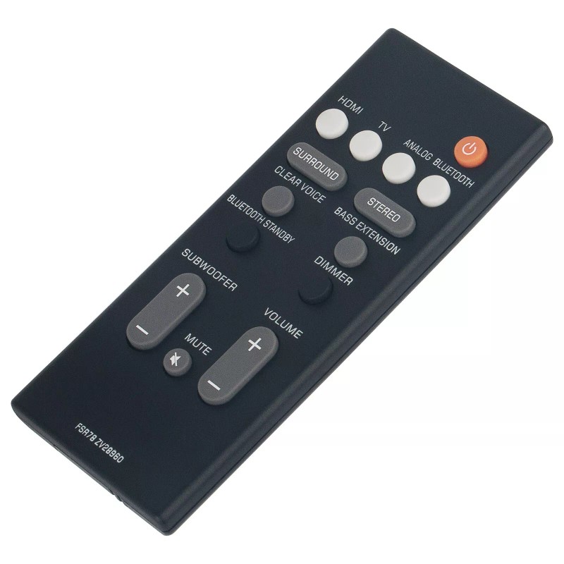 For Yamaha FSR78 ZV28960 Replace Remote for Yamaha Soundbar YAS-106