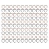 120Pcs Metal D Rings Seamless Interface Strong Load Bearing Gold