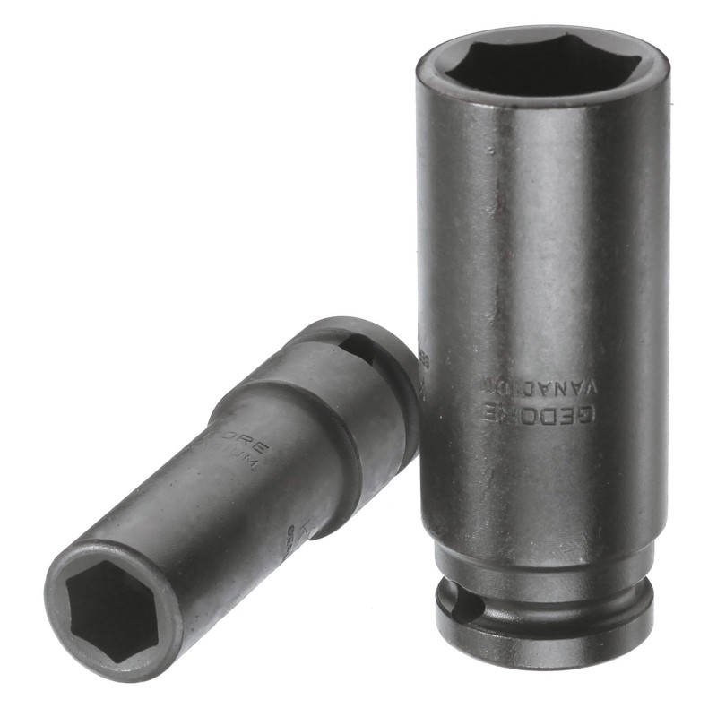 Gedore Impact Socket Wrench 1/2 "Long, Hex 8 mm –