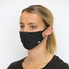 THERAMASKS Antimicrobial Copper Fiber Mask Black 1 Piece (x1)