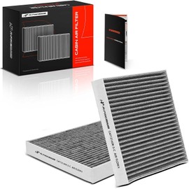 A-Premium - Filtro de aire de cabina de 2 piezas con carbón activado compatible con Hyundai & Kia - Kona 18-22, Tucson 16-21, Veloster 19-21, Venue 20-23, Seltos 21-23, Soul 20-23, Sportage 17-22