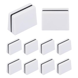 sourcing map Universal Fader Knobs, White Mixer Fader Caps Slider Potentiometer Replacement Plastic for DJ Controller Mixer Console, 10 Pack