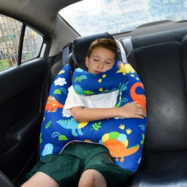 YAOZUP Travel Pillow Children's Car, Children's Car Sleeping Pillow H Shaped, Car Pillow Children, Sleeping Pillow for Car Children, Washable Comfortable Car Sleeping Pillow Neck Pillow Children for
