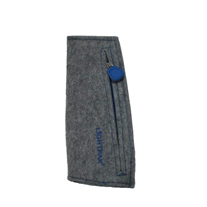 Lightpak 43095 - Drop Pencil Case, Light Grey, Felt Pencil