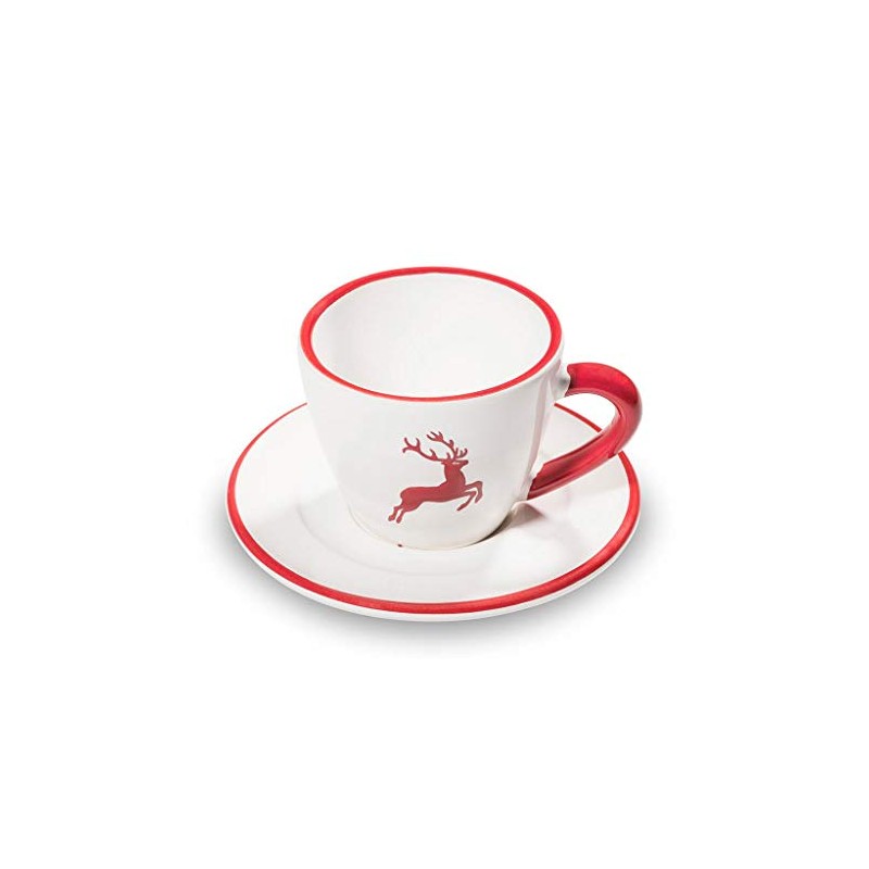 GMUNDNER KERAMIK Manufaktur 0318STES01SET Ruby Gourmet Espresso for you Gourmet