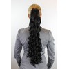 Hair Piece: Magnificent Curly Braid Ponytail Dark Brown (3) Spiral Curls 65 cm JL-3111-3