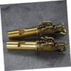 Kisangel Emergency Whistle Brass Keychain Hiking Whistle Metal Referee for