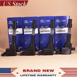 OEM 4PCS Genuine 27300-2E601 Ignition Coil UF816 For Hyundai Sonata Elantra Kona Kia