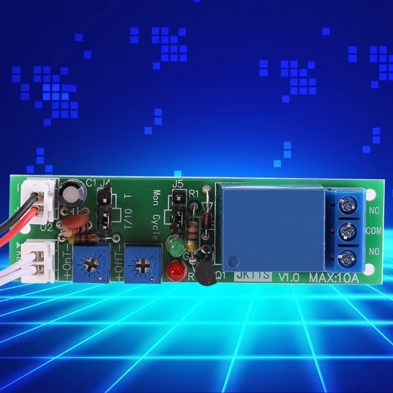 FTVOGUE Relay Module Switch Timer On/Off Switch DC 5V 12V