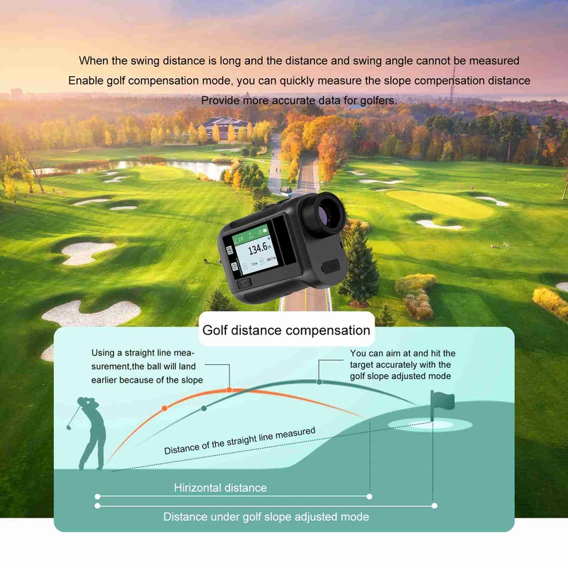 600M / 800M / 1200M / 1500M Golf Rangefinder Distance