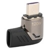 USB C Magnetic Adapter Right Angle with Light PD 120W