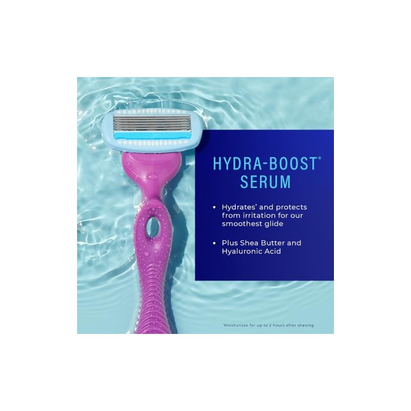 Schick Hydro Silk Moisturizing Razor Blade Refills for Women with