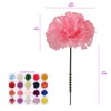 Larksilk Pink Real Touch Silk Carnation Picks - 100 Count