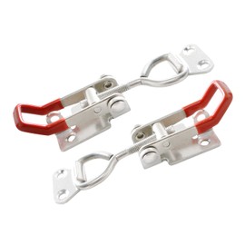 Ohamtes 2PCS 304 Stainless Steel Type 4001, 100KG 220 lbs Clamping Force, Case Latch, Adjustable Toggle Latch Clamp, Heavy Duty Toggle Latch Clamp, Handle Toggle Latch Clamp