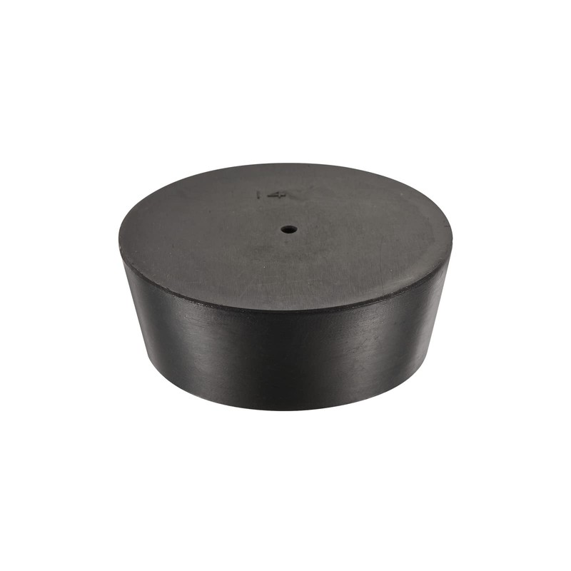 sourcing map Tapered Rubber Cap with Hole 75 mm to