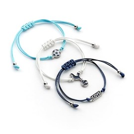 The Carat Shop Tottenham Hotspur Friendship Bracelet Set of 3