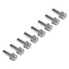 8 Pcs RC Wheel Hub Extension Nut Stainless Steel High