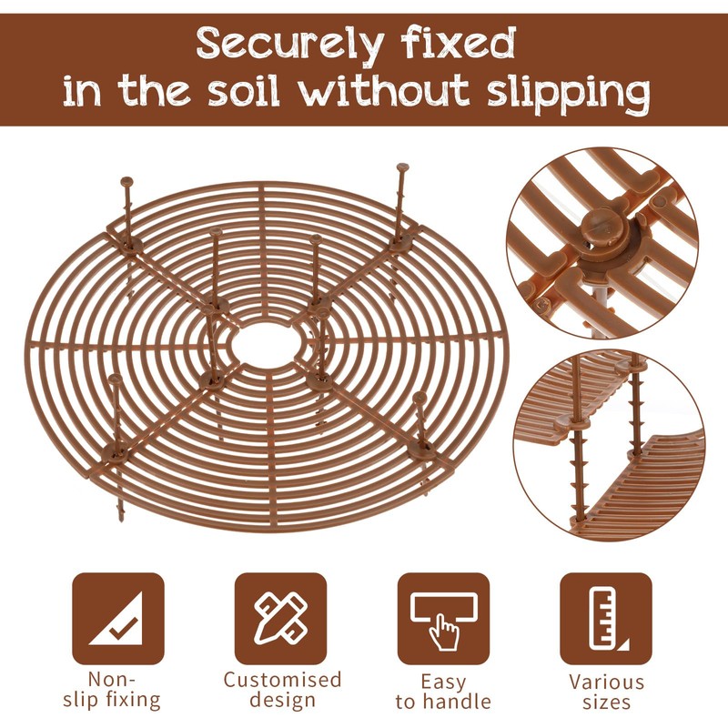 PEOVLVN 2 Pack Plant Pot Cover, 11.8inch Plant Pot Grid