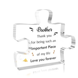 Brother Gifts,Gifts for Brother,Brother Christmas Gifts,Presents for Brother,Big Brother Gifts,Brother Gifts from Sister,Acrylic Block,Gifts for Brother Adult,Brother Birthday Gifts for Brother