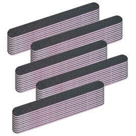 Professional Nail File Black 100/180 Core Pink - Pack of 50