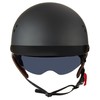 Rapido Half Helmet Motorcycle Open Face Sun Visor Quick Release