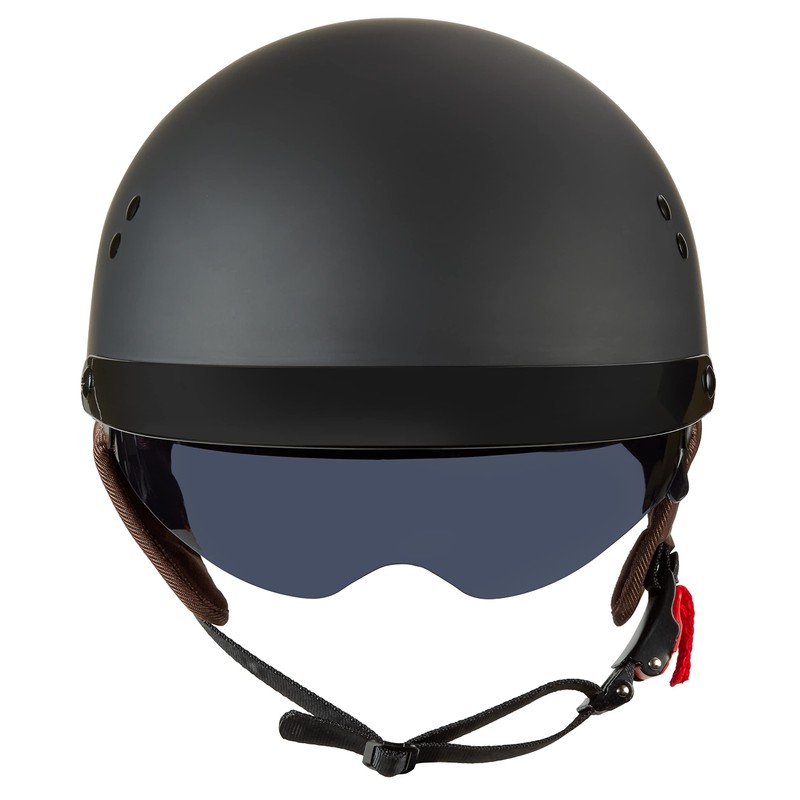 Rapido Half Helmet Motorcycle Open Face Sun Visor Quick Release
