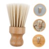Baluue Wooden Barber Neck Duster Brush Professional Hair Cleaning Tool