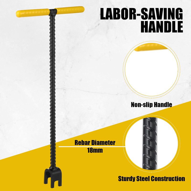 Lanties Water Meter Key 17 Inch Enforced Steel Wrench T-handle