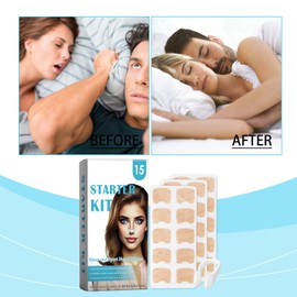 Nasal Dilator Nasenatmungs-Pflaster und Schlafclips gegen Schnarchen, Anti-Schnarch-Streifen, Anti-Schnarch-Geräte, Schnarch-Stopper Reduzierung des Schnarchens, Schnarchenanzug