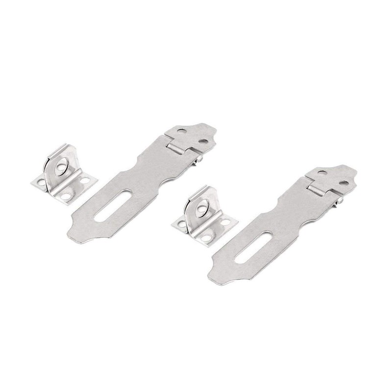 XMHF Stainless Steel Padlock Hasp Gate Lock Door Clasp Drawer