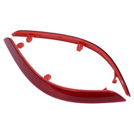 Rear reflector rear light reflector rear light cover bumper rear bumper trim rear reflector red rear left and right for Caddy 4 Caddy 5 Caddy IV Caddy V Caddy Alltrack from 2015
