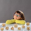 Set of 9 3D Wooden Brain Teaser Puzzles, Logic Mind
