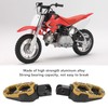 1 Pair Motorcycle Footpeg Left Right Anti Slip Universal Aluminum