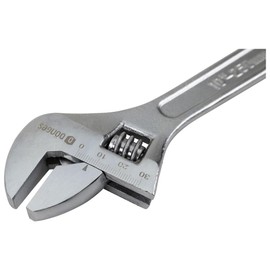 Dönges Adjustable Spanner Chrome Plated 300 mm Jaw Width 33 mm Fitting Pliers Spanner Wrench Pipe Wrench for Loosening and Tightening Screw Connections