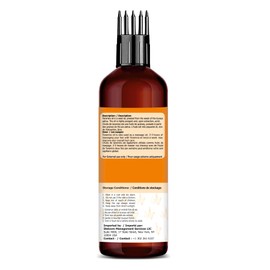 Crysalis Taramira Hair Oil with Comb Applicator for Head Massage Nourishes Hair Follicles Adds Shine and Lustre to Hair Strengthens hair Promotes Long and healthy Hair Anti dandruff For all hair types