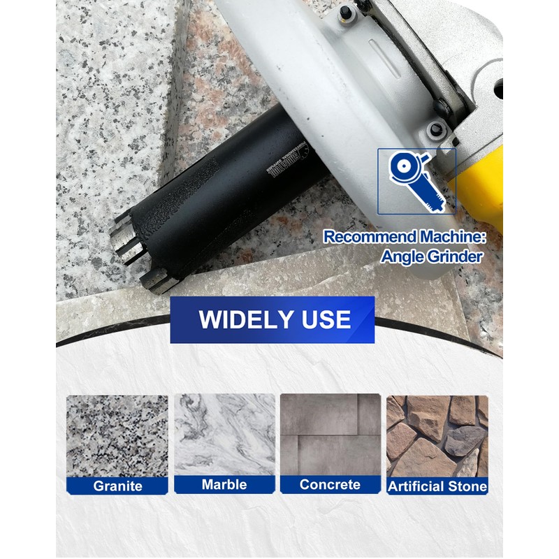 SHDIATOOL Diamond Core Drill Bits 4 Inch for Hard Stone