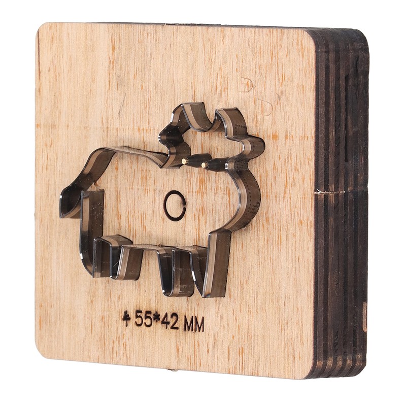 Cutting Die Cow Shape 55x42mm Leather Punching Mold Alloy Steel