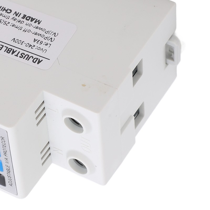 Over Under Voltage Protective Device DIN Rail Adjustable Dual Display