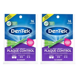 Dentek Easy Brush Cleaners Extra Tight Spaces 16 Count by DenTek