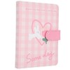 2Sets A6 Magnetic Buckle Notebook Binder Cute Bunny Pattern Daily