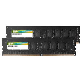 SP Silicon Power 32GB(2x16GB)-DDR4-2666MHz 288 pin CL19 1.2V Non-ECC Unbuffered-UDIMM Desktop Memory - Compatible with Intel Skylake-X Platforms/Kaby Lake-X CPU Series motherboards
