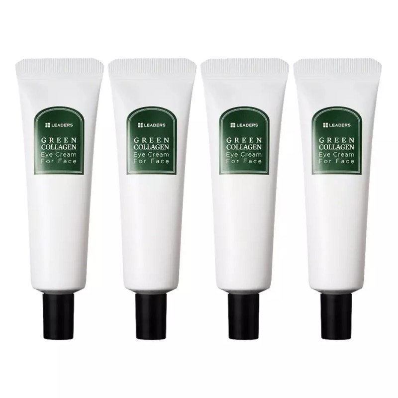 Leaders 리더스 그린 콜라겐 아이크림 포 페이스 30ml 4개 Leaders