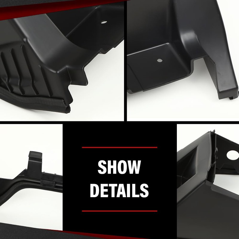 CROSSDESIGN Front Left Lower Bumper Air Deflector Compatible with Land