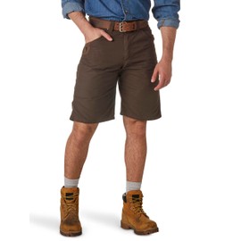 Wrangler Riggs Workwear Men's Technician Short, Dark Brown
