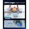 PoolPrime Pool Thermometer Easy to Read, Solar Pool Light with